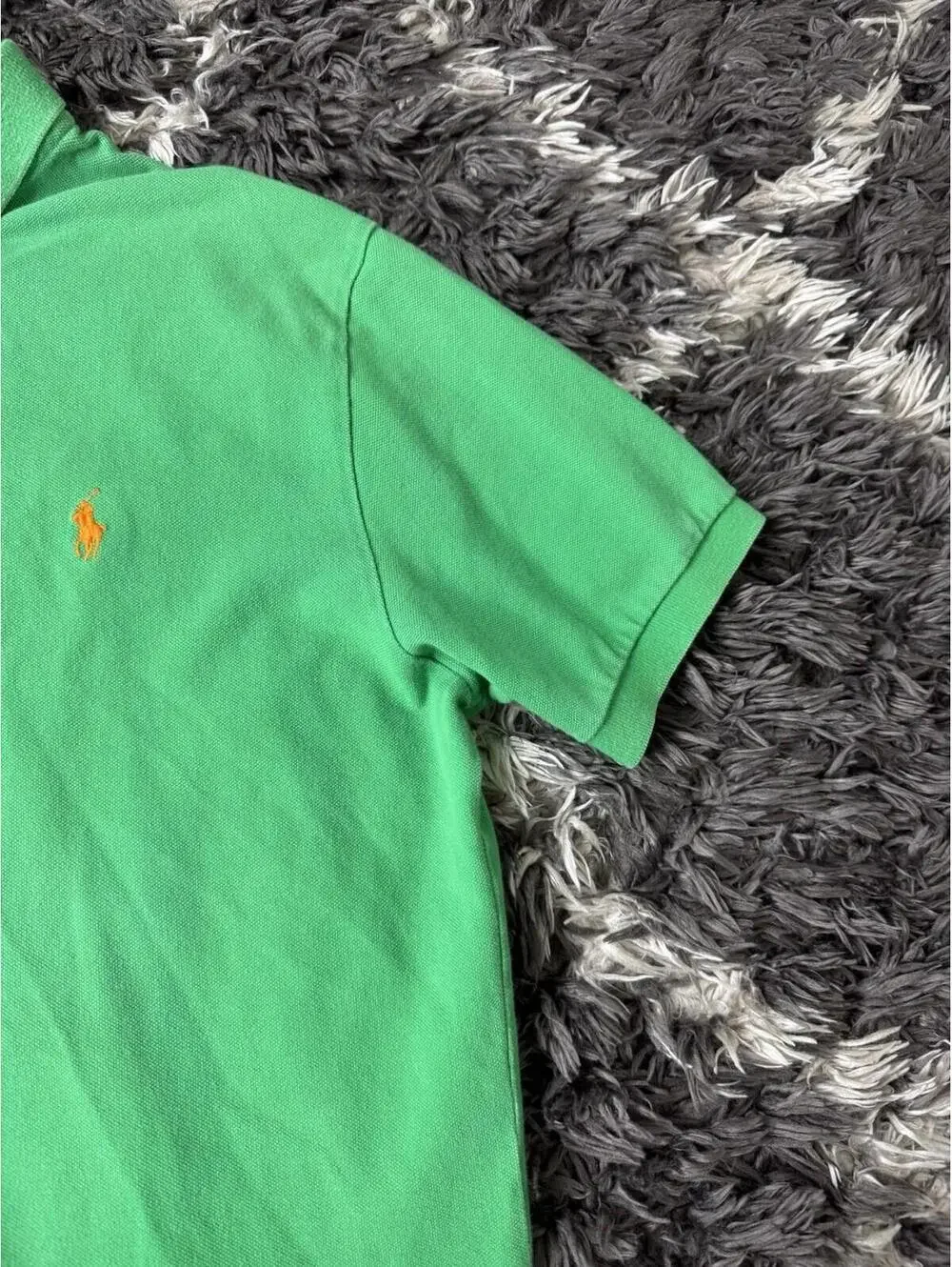 Vintage Polo Ralph Lauren Shirt Men’s Large Green Short Sleeve Singke Stitch